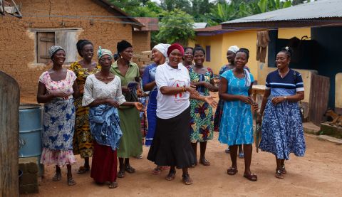 Women's rights organisations campaigning in Ghana.