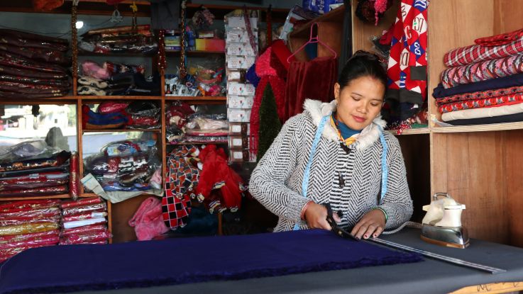 Read how Mina is sewing a brighter future for her family  