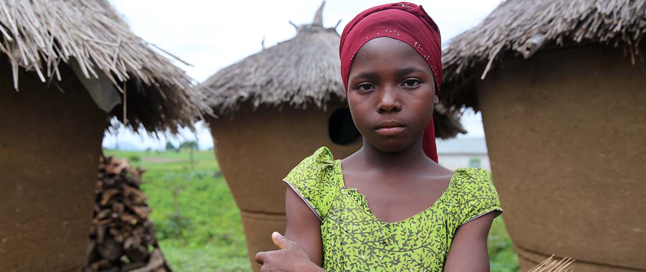 Sefiyat is 10 years old and lives in the Kafuwa community near to Abuja airport