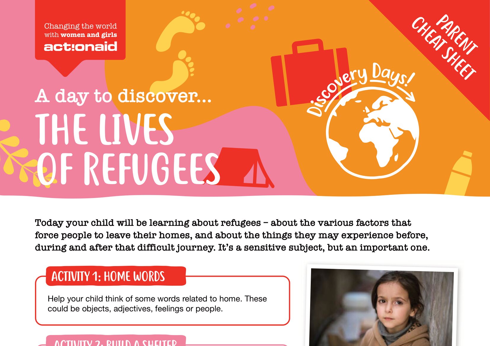 Refugees activity parents guide