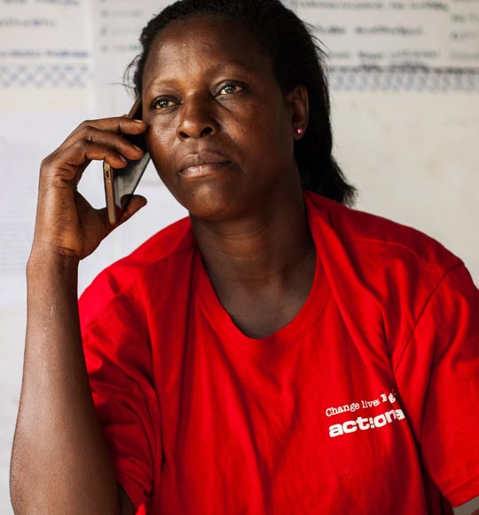 Josephine Charo, SMS Helpline, Sauti Ya Wanawake Magarini Women's Network, Kilifi County.