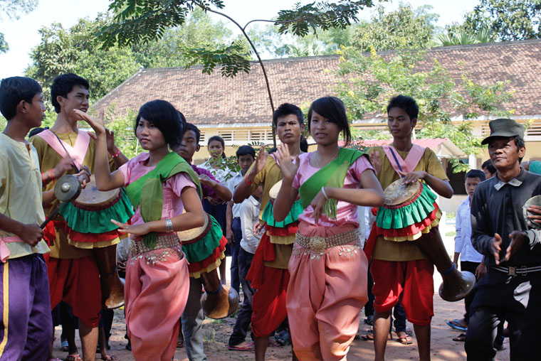 Welcome from local villagers
