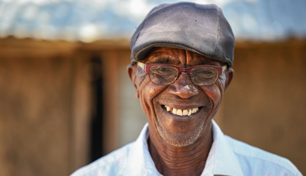 James is a father from Kenya who has been supporting his 18-year-old daughter, Catherine, to attend a catch-up centre funded by ActionAid, so she can get the education she deserves