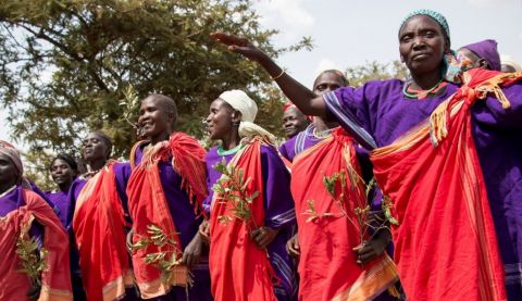 Women from Kongolai communities in Kenya join to form the Kongolai Women's Network - a support group for women and girls, which campaigns for FGM awareness and provides help and protection for girls.Ashley Hamer/Actionaid