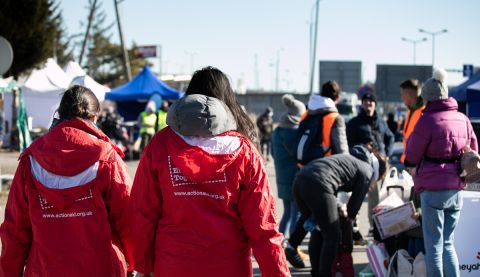 ActionAid is working in Poland to help Ukrainian refugees fleeing conflict.