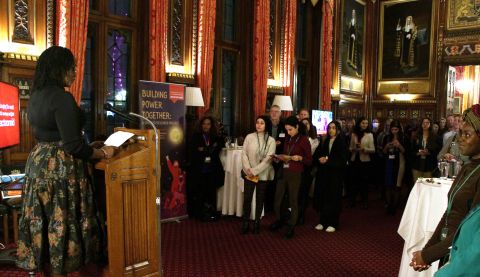 Dr Kendi Guantai, ActionAid UK’s Chair of Trustees at the Parliamentary event in November.