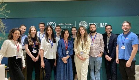 The CAN-UK team at COP28.