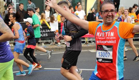 London Marathon runner Martin