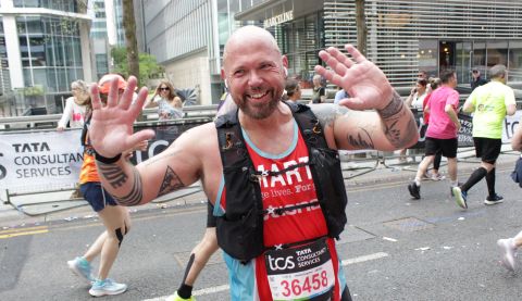 Martin Teasdale took on the iconic TCS London Marathon for ActionAid.