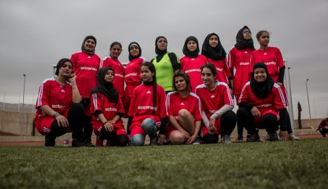 The incredible all-female refugee football team in Lebanon.