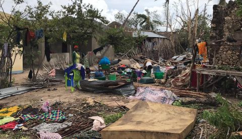 Cyclone Kenneth was Mozambique's strongest ever cyclone.