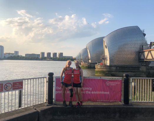 Sisters take on the Thames Path Challenge