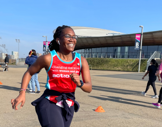 ActionAid supporter Mary takes on the Women's Run Series