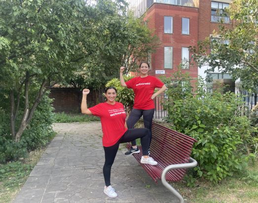 ActionAid staff get ready to take on The 137 Challenge