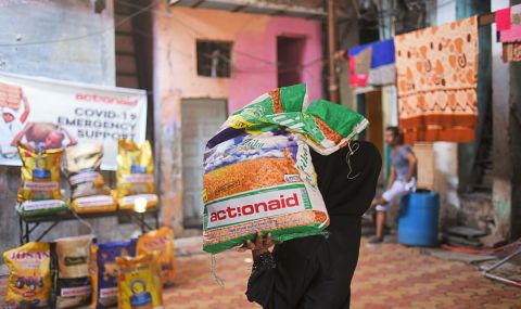 ActionAid has supported thousands of people affected by the Covid-19 pandemic in India.