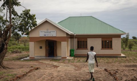 A gender-based violence centre built in Uganda with ActionAid's support