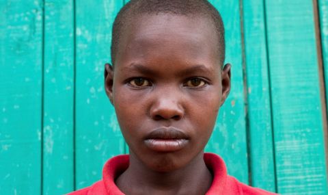Purity ran away from home in West Pokot, Kenya, aged just 12, when her parents wanted her to undergo female genital mutilation. She sought refuge at the ActionAid-funded safe house.