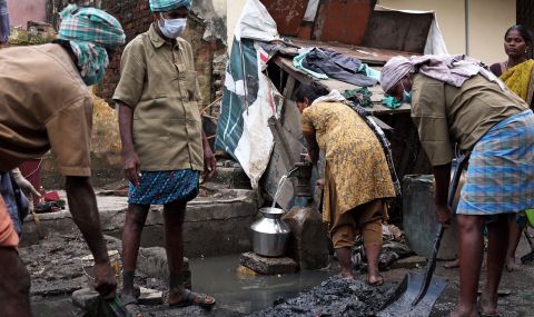 The aftermath of a flood in Tamil Nadu, India, in 2015.