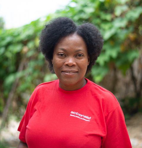 Mona Desir, 47, is a nurse and a member of a network of women leaders in Haiti.