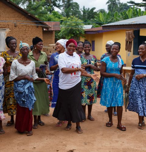 Women's rights organisations campaigning in Ghana.