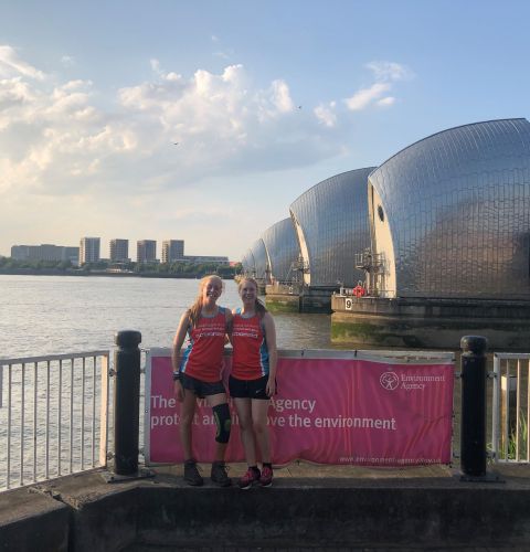 Sisters take on the Thames Path Challenge