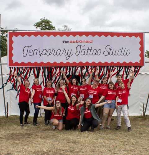 Latitude team and volunteers at the 2023 festival
