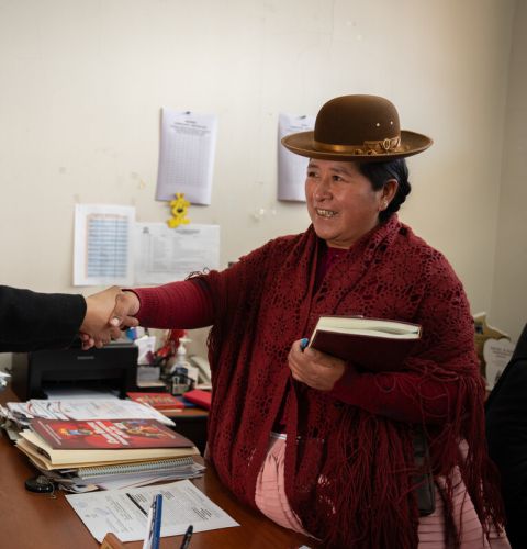 Sonia from Bolivia works with women to further their reproductive rights.