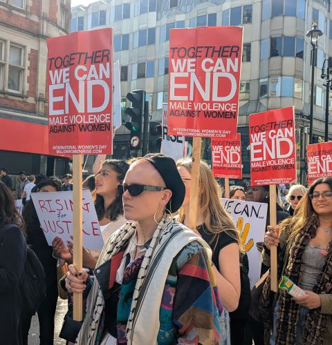 ActionAid at women's march