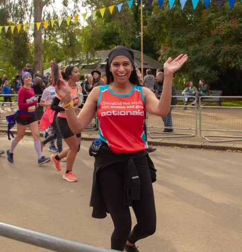 ActionAid supporter Kalbir runs Royal Parks Half Marathon