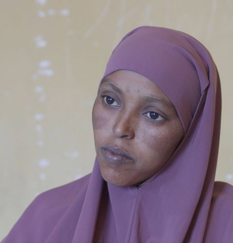 Picture of a woman looking away from camera