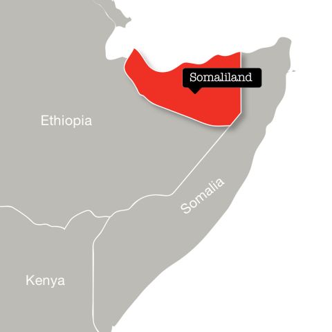 somaliland world map