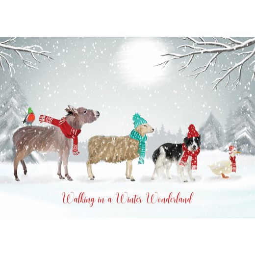 Winter friends charity christmas cards