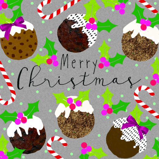 Christmas cards - Christmas Pudding