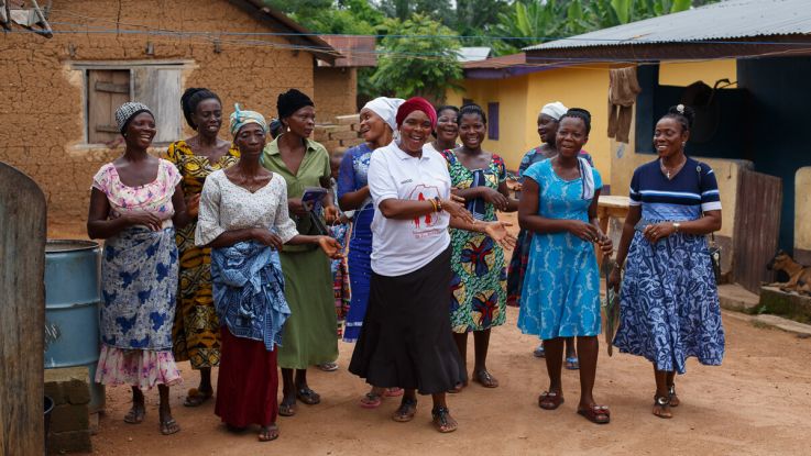 Women's rights organisations campaigning in Ghana.