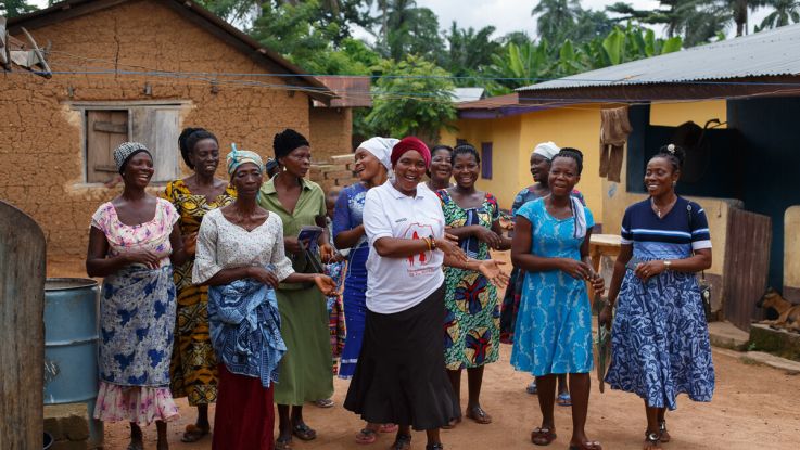 Women's rights organisations campaigning in Ghana.