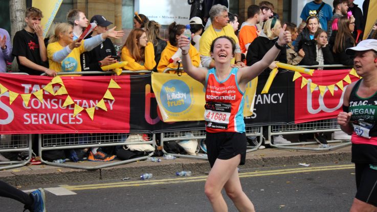 ActionAid supporter runs the London Marathon 2022