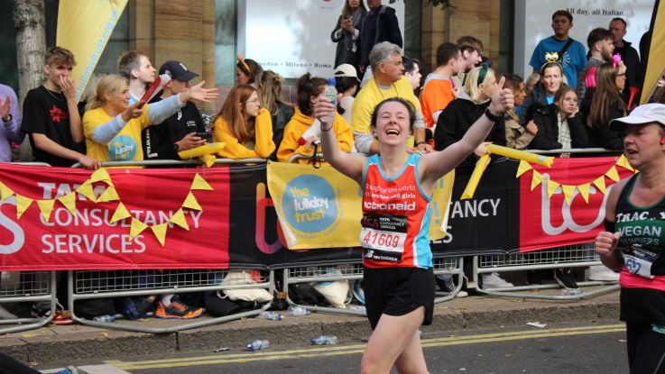 ActionAid supporter runs the London Marathon 2022
