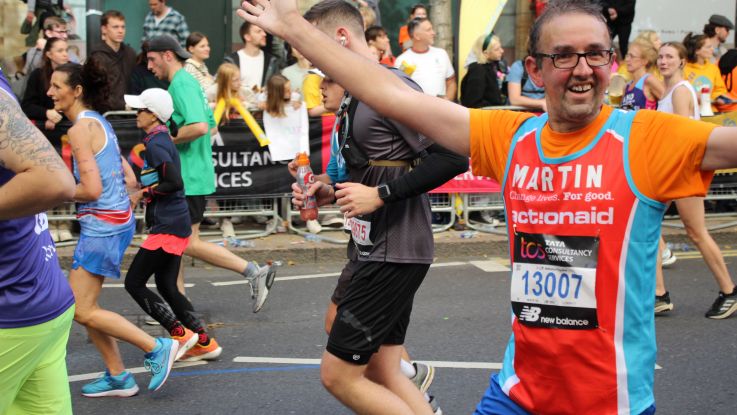 London Marathon runner Martin