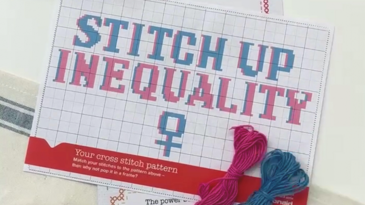 Your free ActionAid cross-stitch kit