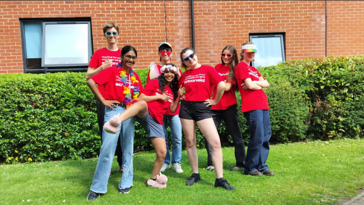 Group of students hold dance fundraiser for ActionAid