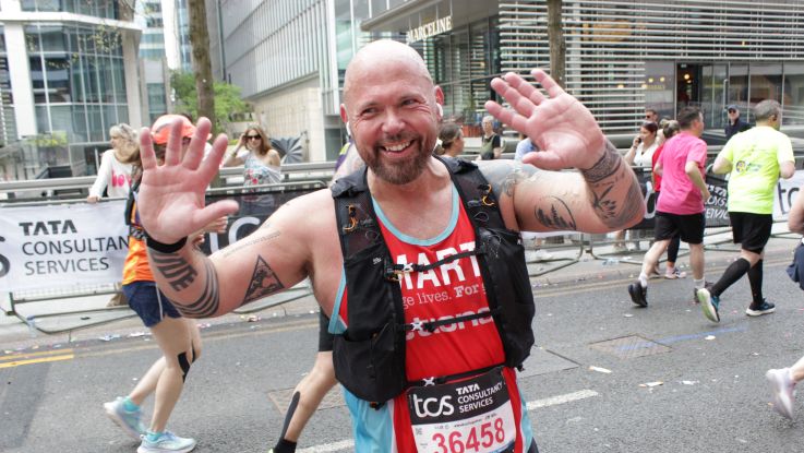 Martin Teasdale took on the iconic TCS London Marathon for ActionAid.