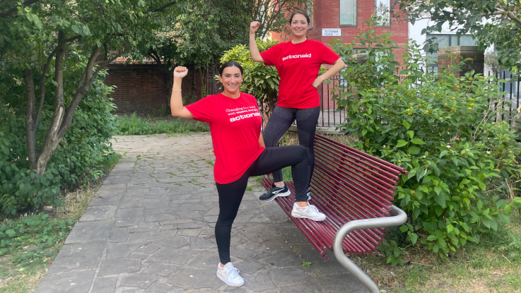 ActionAid staff get ready to take on The 137 Challenge