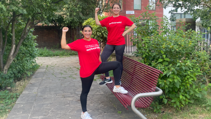 ActionAid staff get ready to take on The 137 Challenge