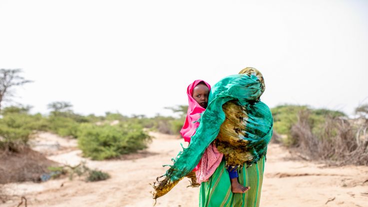 2.2 million people in Somaliland, like Sabad Ali and her daughter Nimo, are at risk of food shortage due to climate-related disasters