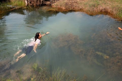 Hok is a Women's Champion in Cambodia, helping her community become more resilient to climate change. Cindy Liu/ActionAid
