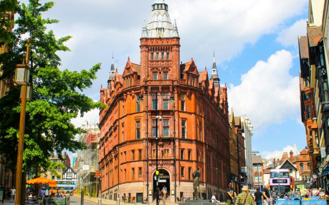A red-brick building